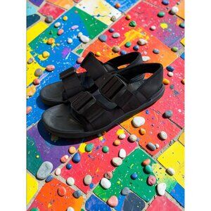 ASTRAL Black Strappy Sandals Size US 11 Shoes